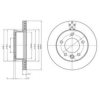 DELPHI BG4067 Brake Disc